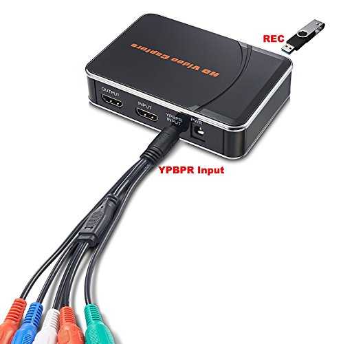 Game Capture HD Videoaufnahme 1080P HDMI YPbPr Rekorder für Xbox 360 One PS3 PS4 – läuft HD Spiel - 7