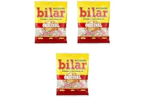Ahlgrens Bilar Original – Sueco suave y masticable Fruity Marshmallow Cars Carros dulces bolsa 125g x 3 piezas
