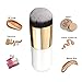 VONISA Pro Makeup Liquid Foundation Brush Bronzer Concealer Brush Make Up Blusher Brush Angled Buffer Contour Brush Lollipop Round Makeup Brushes Beauty Cosmetics Tool BB Cream Brush CC Cream Brush Kit