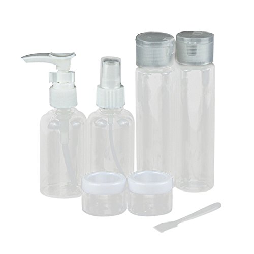 Preisvergleich Produktbild kashyk 6pcs80mlAtomiser / Emulsion Sprühflasche / transparenten Kunststoff Parfüm Zerstäuber / Creme Box / Make-up Wasserflasche / Maniküre