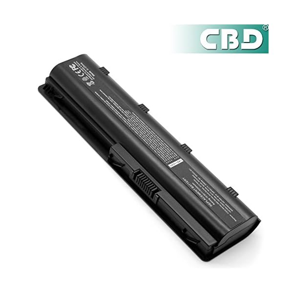CBD HP 593553-001 Compaq CQ58 Laptop Battery for HP 593554-001 Mu06, Compaq CQ42 CQ56 CQ57 CQ58 CQ62 G4 G6 G7 G42 G56 G57 G62 Evny 15 Evny 17 DV6-6000, DV7-4000 DV7-5000 [5200mAh 1 YEAR WARRANTY]