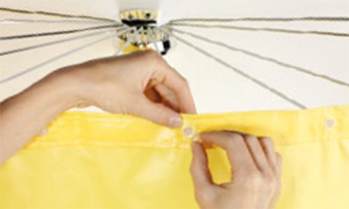 spirella 10.11816 Ombrella Chrom 12-Armig für alle 180er Spirella-Duschvorhänge - 5