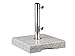 Produktbild Granit Sonnenschirmständer Quadratisch 38 cm x 38 cm x 6,5 cm 25 kg