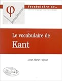 Le vocabulaire de Kant