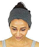 Sports Headbands For Women By NimNik, Non Slip Sweat Wicking Cotton Bandana For Workout Running Crossfit Yoga Pilates