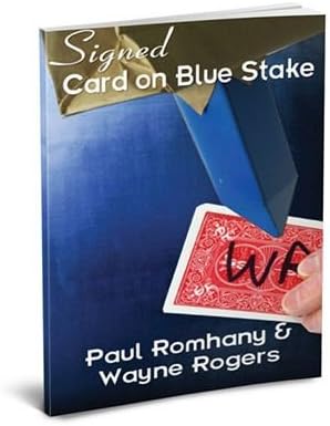 Magic Tricks | The Blue Stake (pro series Vol 5) by Wayne Rogers &amp; Paul Romhany | Book | Card tricks | Close Up