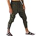 Produktbild Hanwe Herren Mittelalter Renaissance Piraten-Hose Knöchelband Wikingerhose Cosplay Kostüm - Grün - XXX-Large