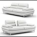 Produktbild Funktionscouch Ledersofa Ledercouch Polstergarnitur Relaxsofa 2er Sofa Couchgarnitur
