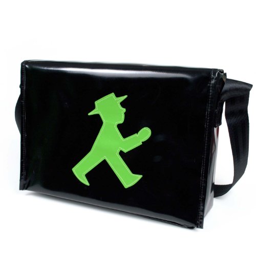 Preisvergleich Produktbild AMPELMANN Umhängetasche - Gepäckträger Geher schwarz