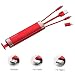 Produktbild OATSBASF Multi USB Ladekabel Kabel Universal 3 in 1 Kompatibel für iPhone Type C Micro All Smartphone Tragbar mit Handyhalter USB Kabel(Rot)