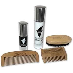 Well Groomed Wizard Beard Balm for Men | Beard Conditioner | Bergamot & Mandarin | 50 ml | Apply with a Brush or Comb - Image 4