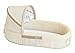 LulyBoo Baby Lounge to Go, FOLDABLE Baby Bassinet / Travel Bed / Cot, Natural Beige