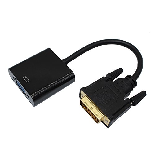 DVI auf VGA Adapter, SNANSHI DVI D auf VGA DVI 24 + 1 DVI-D Stecker auf VGA Buchse Kabeladapter Konverter für Display Card PC