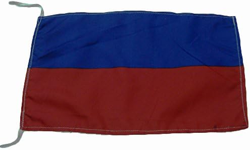 E - International Code Naval Signal Flag - 8" X 13" - Nautical / Boat / Marine (5113)