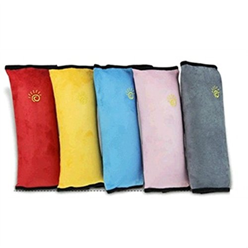Safety Child car seat belt Strap Soft Shoulder Pad Cover Cushion, grey