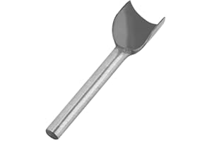 HEEPDD Leather Semi-Round Cutter Punch, DIY Leather Carft Semi-Round Punch Belt End Cutter Leather Strap Semi-Circle Punch Tools for Home Leather Sewing (10-30 mm) [30 mm] Punching