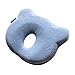 MITTAGONG Infant Head Support Prevent Flat Memory Foam Baby Pillow,Print Blue