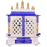 Jodhpur Handicraft Wooden Home Temple with Led Bulb