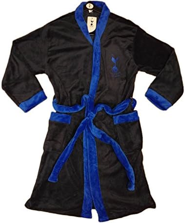 Mens Official Tottenham Dressing Gown L Xl Hotspurs Fleece Football Bathrobe Grey Jersey Hotspur Spurs Hooded Size sizes M L XL (LARGE)