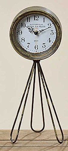 Uhr Leeds 2sort 16x43cm Farbmix Metall