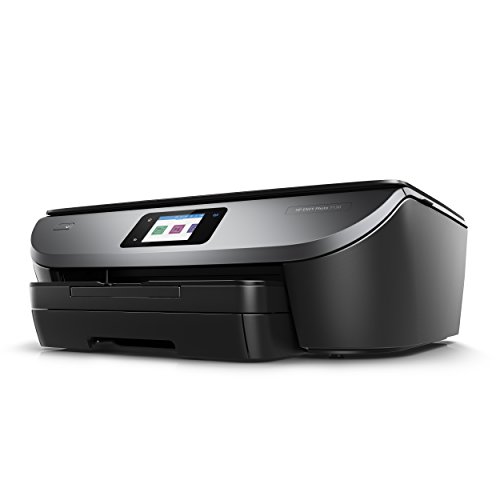 HP ENVY Photo 7130 Multifunktionsdrucker (Fotodrucker, Scanner, Kopierer, WLAN, Airprint) mit 4 Probemonaten HP Instant Ink inklusive,Schwarz