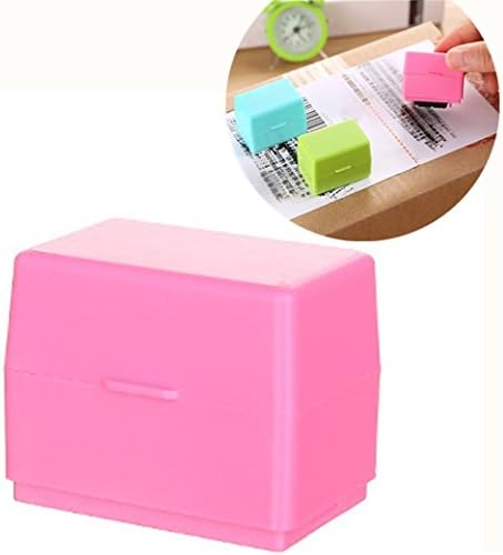 Confidential Roller Stamp , Messy Code for Privacy Protection Mini Derma Roller Stamp , Guard Your ID - POLYHYMNIA