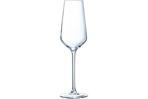 CRISTAL D'ARQUES ECLAT N4307 6 flûtes 23 cl-Ultime, 0.23 liters, Transparent