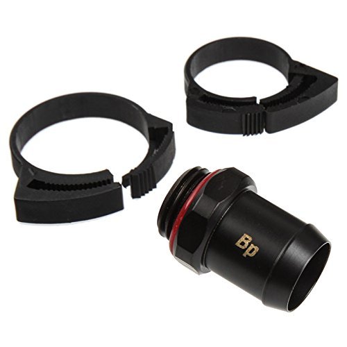 Preisvergleich Produktbild Bitspower Anschluss G1 / 4 Zoll auf 13 mm ID – Sechskant, Carbon BL