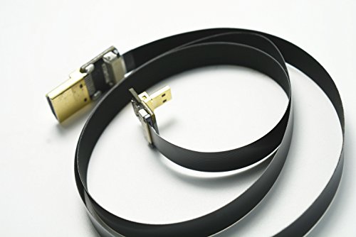 Neue schwarze FPV HDMI Kabel Micro Schnittstelle zu Standard-Schnittstelle für Gopro Sony A7SII A7RII A6500 A9 A6300 (eine umgekehrte Sockel A6000) 90 Grad DJI 50CM - 6