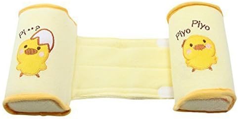 SanWay Baby Anti Rollover Sleep Positioner Infant Support Cot Safety Pillow, yellow chick