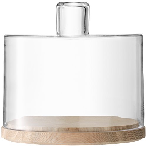 LSA Lotta Käseglocke mit Tablett aus Eschenholz, 25,5 cm - 2