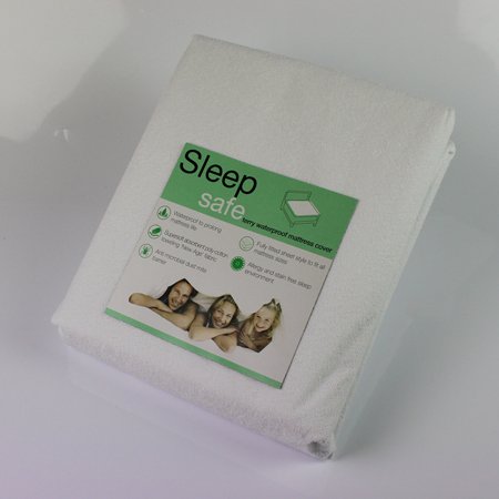 Terry Towelling Waterproof Mattress Protector King Size