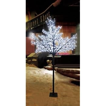Amazon.de: LED Baum mit 200 LEDs - 150cm - für Innen und Außen - kaltweiß