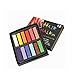 Toysntrendz® Quality Nontoxic Temporary Hair Chalk Colour Dye Soft Pastels DIY Kit - 12 ,24, 36 Colour Pack Available (12)