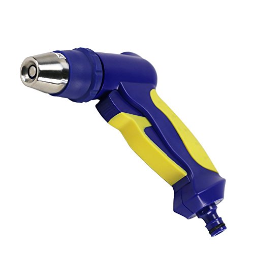 Hochdruck Garten Handbrause Mit gelber Schnellkupplung, Am besten geeignet für Rasen, Pflanzen & Sträucher, Autowäsche