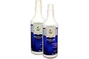 Kit Lissage Eternity Liss Pérola Traitement de Lissage des Cheveux (2 X 1 Litre Shampooing et Kératine)