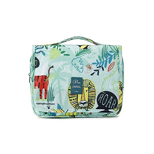 Beauty Case da Viaggio - Slopow Borsa da Toilette Ripiegabile Tuscall Trucco Cosmetico Portatile Organizzatore Accesori da Viaggio Bag Organizer Make Up da Donne (Verde)