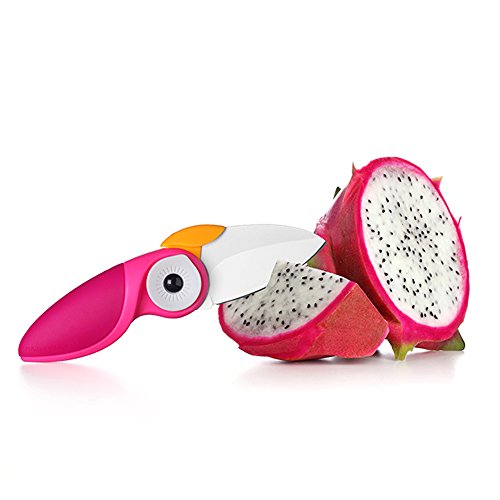 Keramik Obst Messer – Mini Nette Küche Obst Peeler Blade Falten Messer - 2