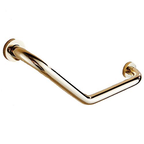 Preisvergleich Produktbild Badewannengriff HWF Handlauf Europäische Edelstahl Vergoldet Drei-Biege-Sicherheitsarmlehne Badzubehör Bad Griff Rutschfeste Handläufe