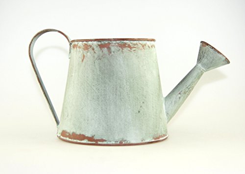 Gießkanne Blumentopf Flowers & Garden antikgrün H 12cm - 5