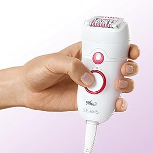 Braun Silk Epil 5 SE5180 Epilator with Comfort System and One Attachment Fully Washable - Image 5
