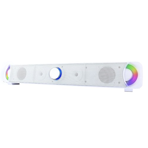 Preisvergleich Produktbild Ydq Tragbare Lautsprecher Hochleistungs-Subwoofer Eingebaute Lautsprecher Sound Blaster Stereo-PC-Lautsprecher mit LED-Farben Kompatibel USB-Kabel und Ladegerät