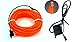 Produktbild Ambientebeleuchtung EL Lichtleisten Neon Innenraumbeleuchtung Ambiente 1m 2m (Orange 2m)
