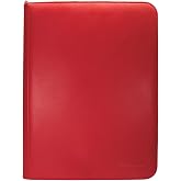 Ultra Pro 7442715903 Canlı 9 Cepli Fermuarlı PRO-Binder Kırmızı