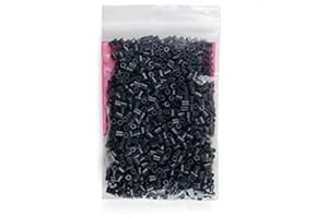 DAQIEPIN QIEP 1000pcs 2,6 mm Mini perline in ferro morbido Hama perline Artkal giocattolo fai da te fatto a mano (nero)