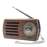 【DISEÑO VINTAGE RETRO Radio】 La radio portátil Aooeou combina la moderna tecnología de altavoces bluetooth con una estética clásica y clásica, combina la última y mejor tecnología de audio digital con un ambiente retro de los años cincuenta. Con este pequeño equipo de transmisión de radio, solo sintonice las comunicaciones y disfrute de un momento de calma en la ajetreada vida de hoy.