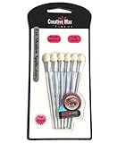 6 Long Handle Soft Sponge Eyeshadow Applicators