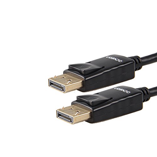 Acxeon Displayport Kabel 2M, DisplayPort 1.2v echtem vergoldet 3U“ Stecker OFC, DP Kabel 1.2v Neue HDTV Auflösungen bis zu 4K, 3D, 3840×2160 für Beamer Displays Grafikkarten und Apple – Pro Series - 2