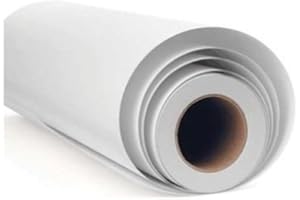 vgoltd Self Adhesive Sticky Back high Gloss White Sign Vinyl fablon Craft Covering (2m x 610mm roll, White)