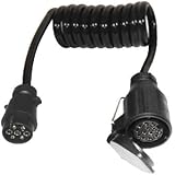 Provance Adapter Für PKW Und Anhänger 13 Polig Auf 7 Polig Stecker 13 Auf 7 Pol